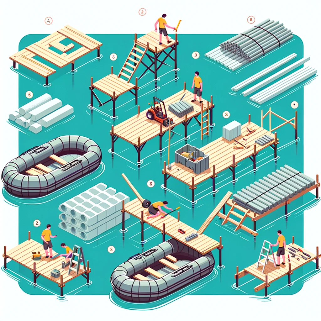 Сomment fabriquer un ponton pour bateau?